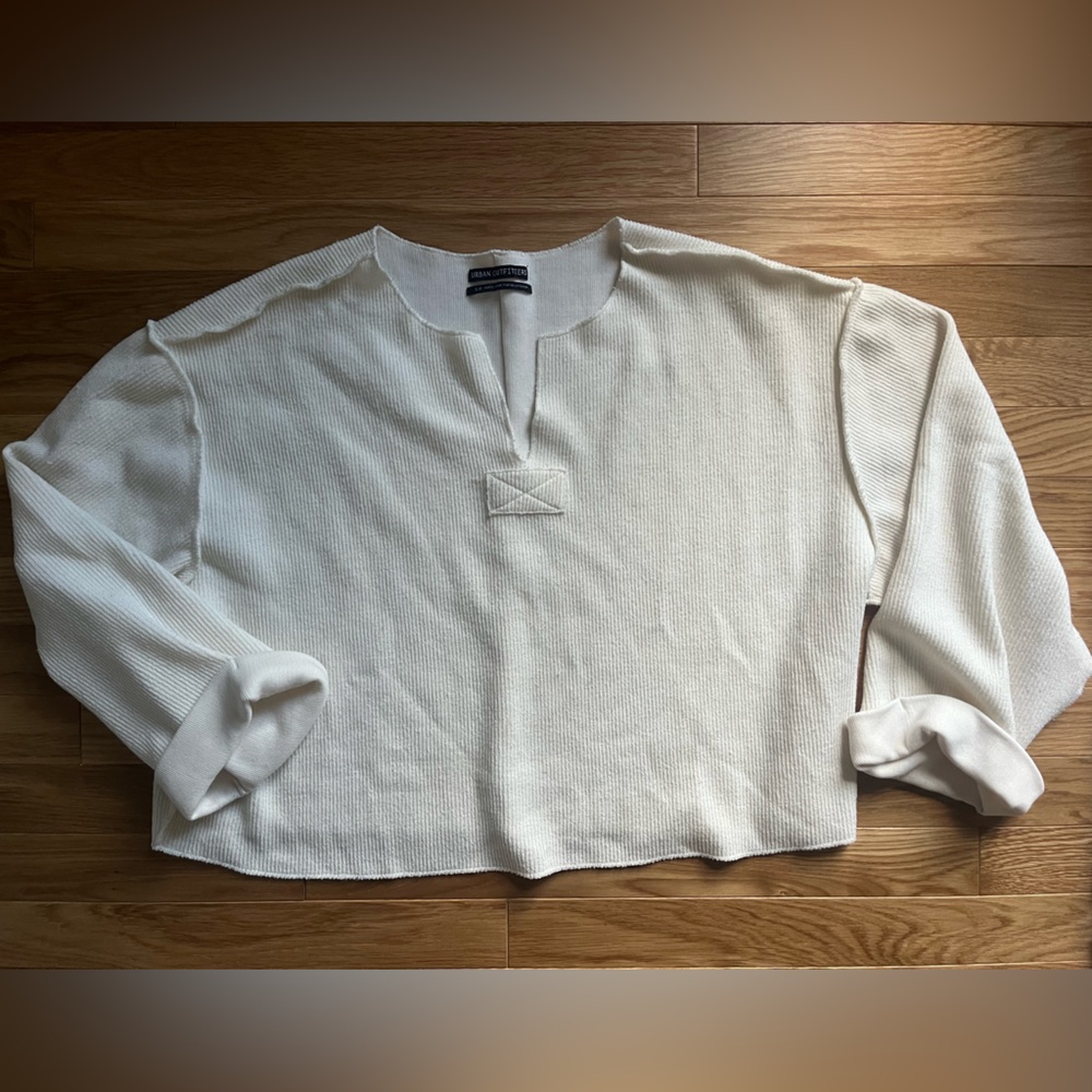 Oversized cream sweater